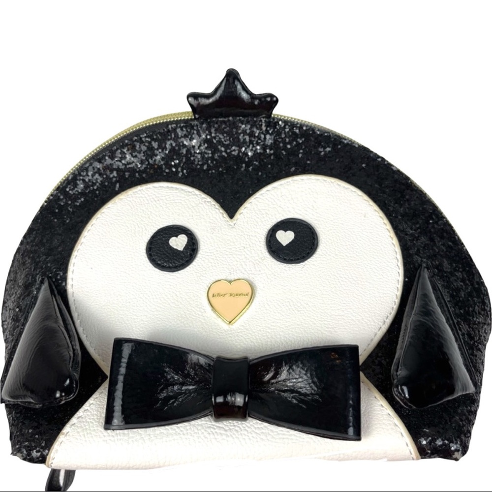 Betsey Johnson Penguin Make Up Bag